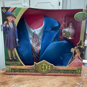 Universals Wicked Deluxe Shiz University Uniform Accessories Child Costume 4-6X